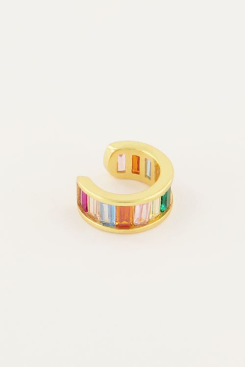 Earcuff regenboog