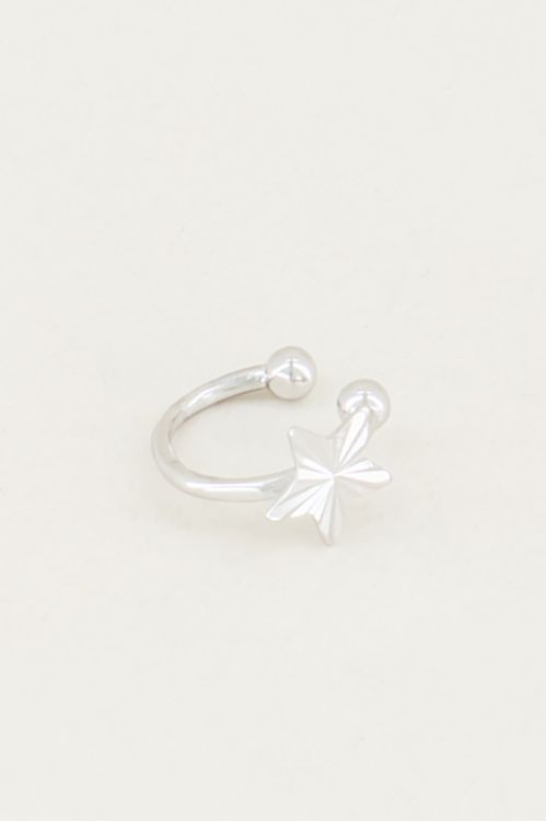 Earcuff sterretje, earcuff ringetje