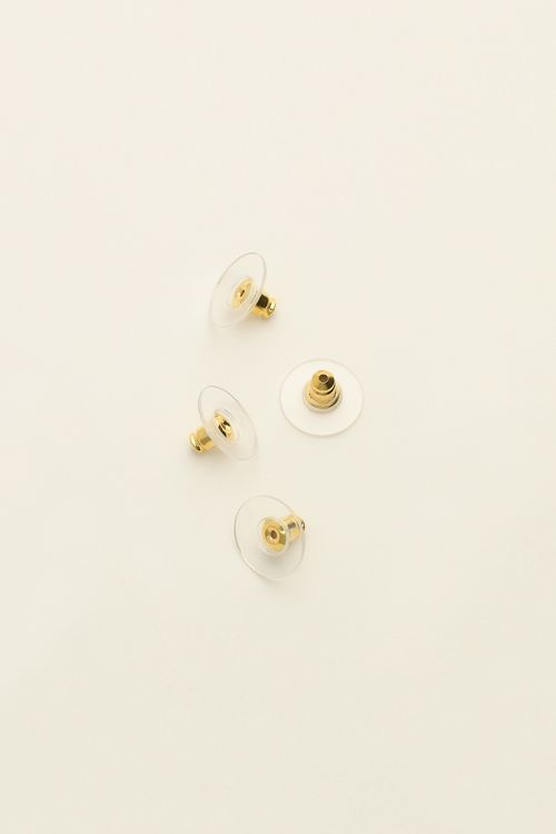 Earring backs four pieces plastic | My Jewellery