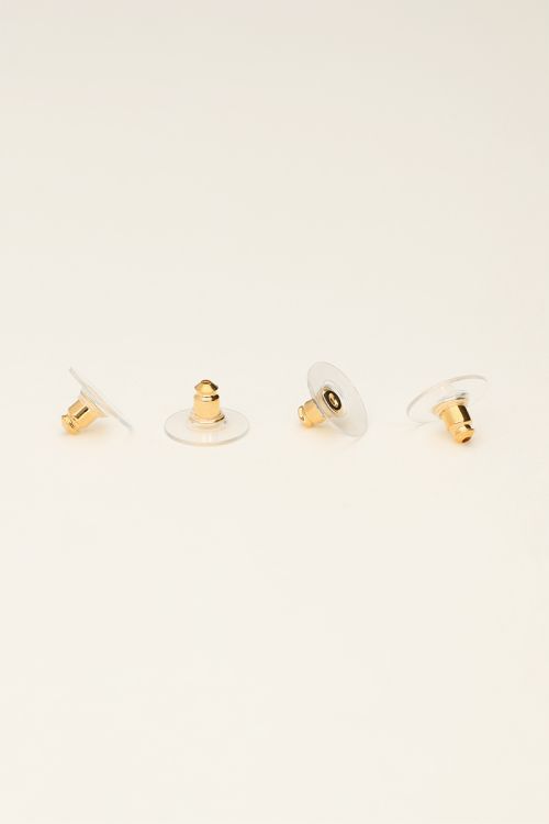 Earring backs four pieces plastic | My Jewellery