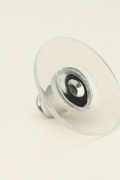Earring backs four pieces plastic | My Jewellery