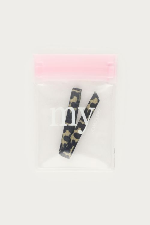 Elastic bracelet with leopard print | My Jewellery