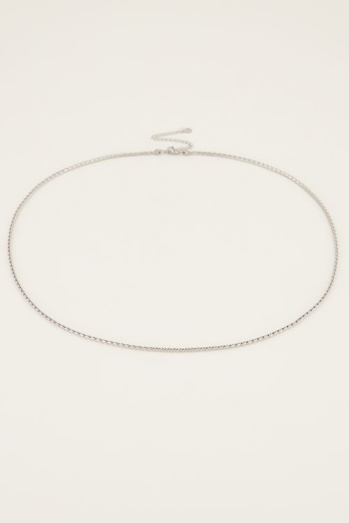 Equal slanted chain link necklace | My Jewellery