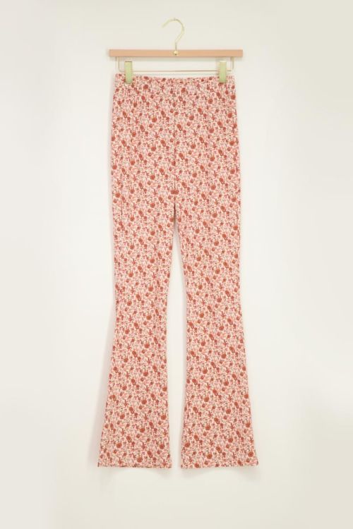 Flared legging soft bloem