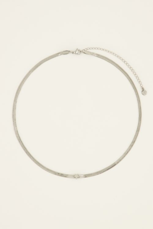 Ketting met platte schakel & ster | My