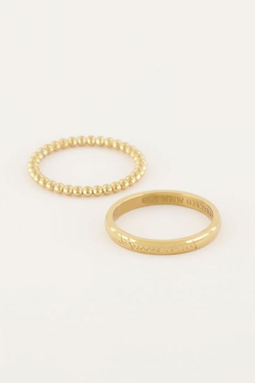 breedte Stoffig Absoluut Forever Connected ringen set | Ringen | My Jewellery
