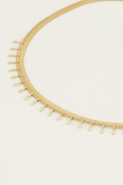 Ketting dubbel geel