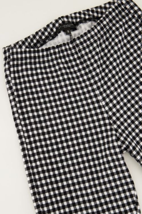 Zwart-witte flared pants met ruitjes | My Jewellery