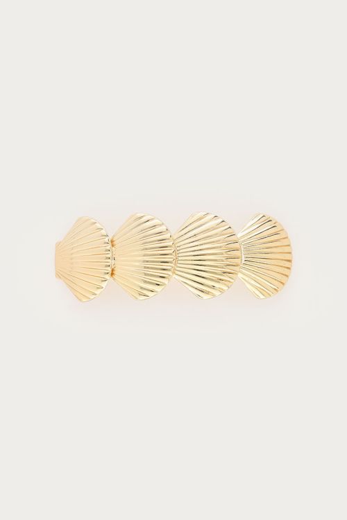 Gold hairpin with four shells | My Jewellery
