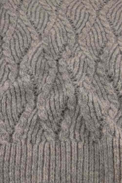 Grey sweater ajour | My Jewellery