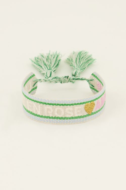 Groene bohemian armband amour | My Jewellery