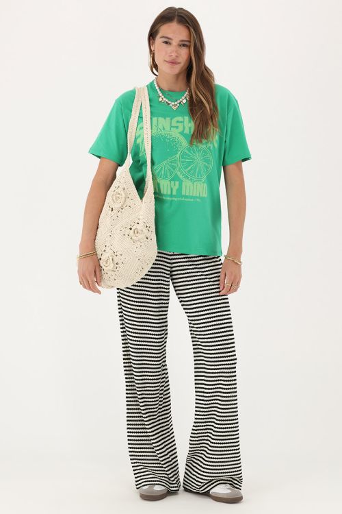 Green T-shirt "Sunshine on my mind" | My Jewellery