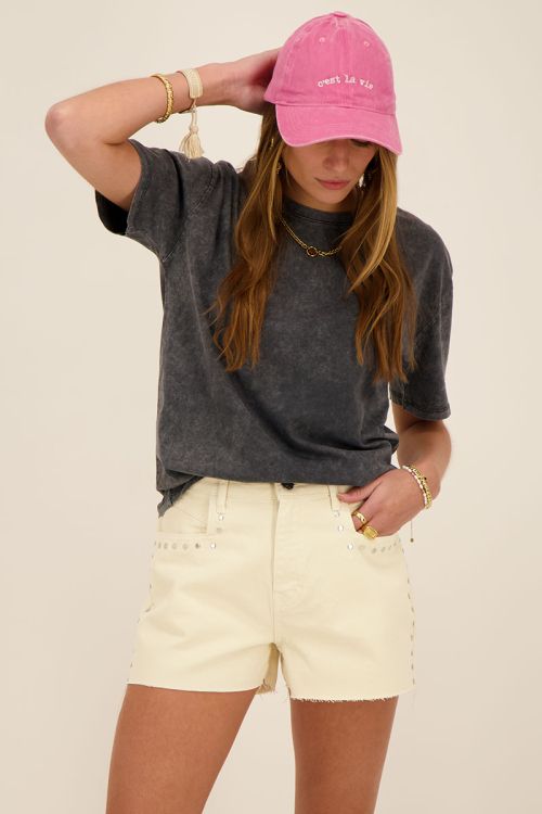 Grey stonewash T-shirt | My Jewellery