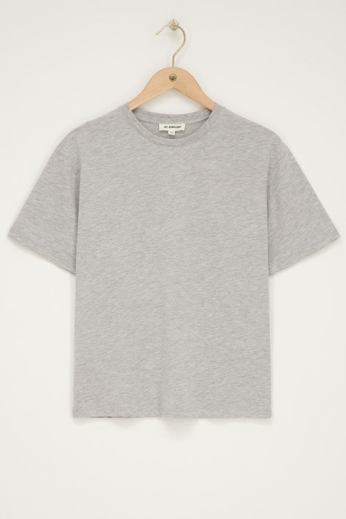 Grey T-shirt "Le temps des amours"