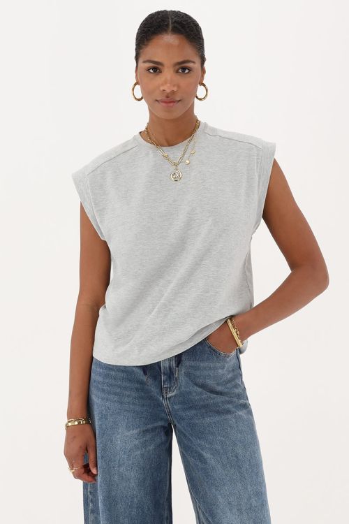 Grey top short sleeves | My Jewellery