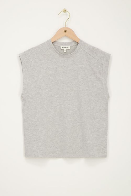 Grey top short sleeves | My Jewellery