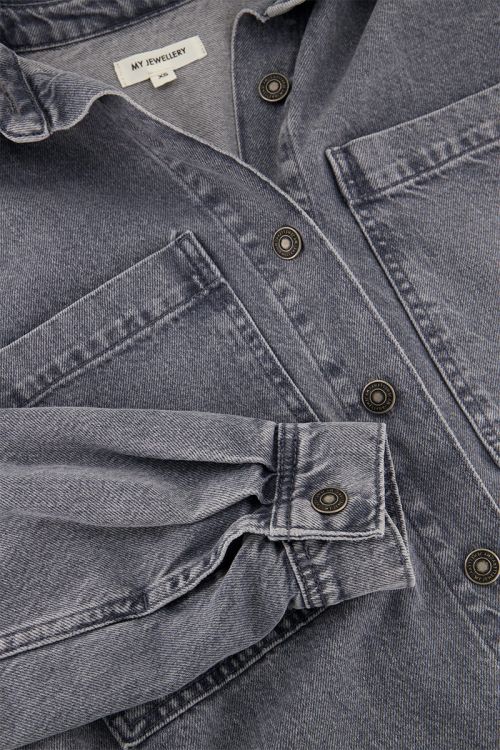 Grey denim blouse dress | My Jewellery