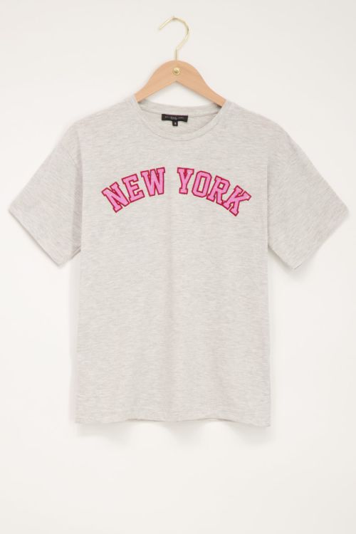Grijs t-shirt new york