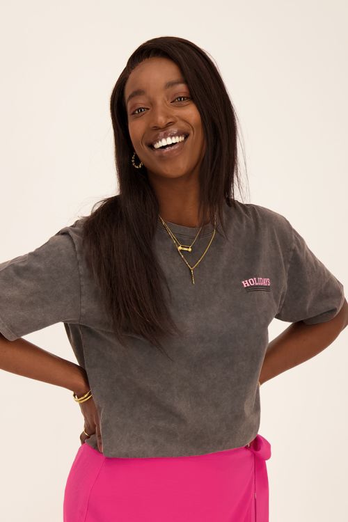 Grijs T-shirt palm tree islands | T-shirt | My Jewellery
