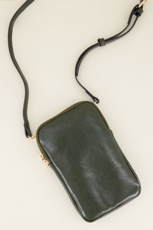 Groene glimmende telefoontas | My Jewellery