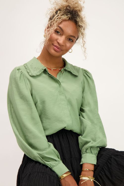 groene overhemd