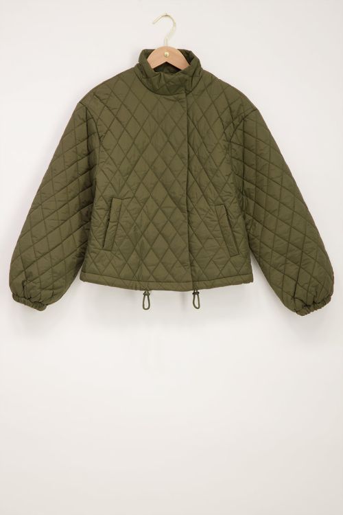 Dark green puffer jacket | Jackets | My 