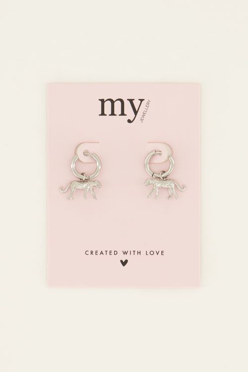 Oorringen met panter | My Jewellery