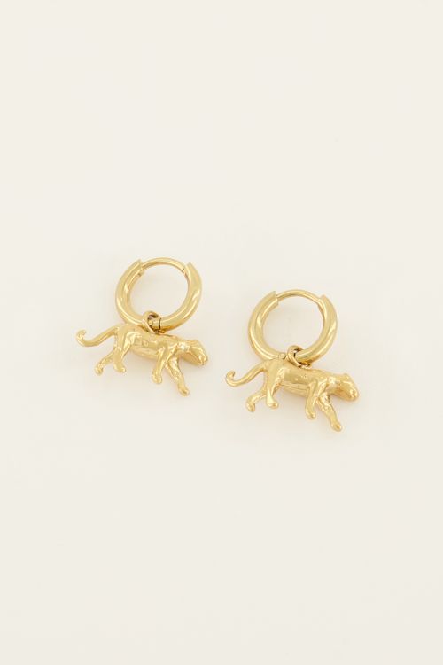Oorringen met panter | My Jewellery