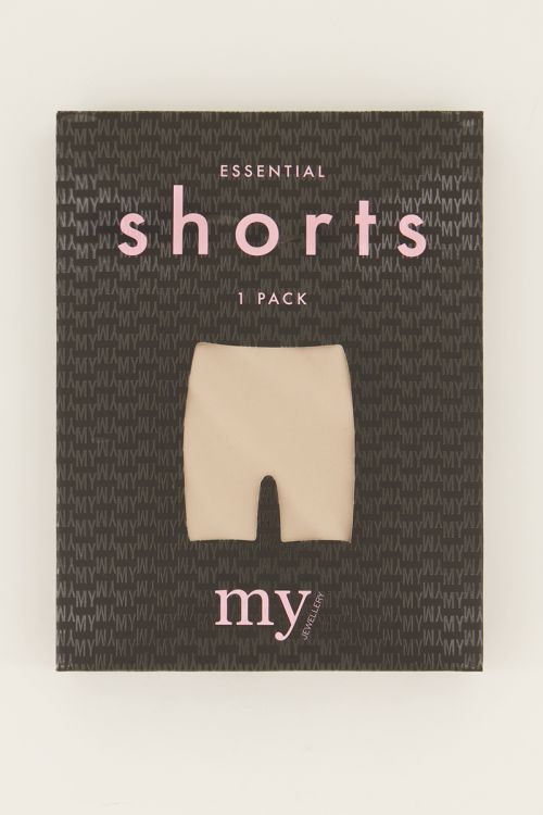 huidskleur basic biker short | My Jewellery