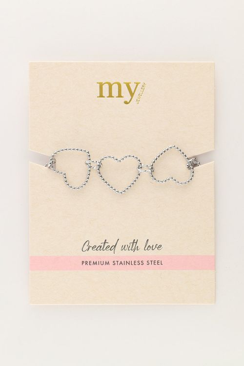 Iconic bracelet with hearts | My Jewellery