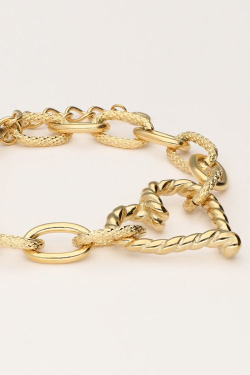 Iconic bracelet with twist and heart | My Jewellery