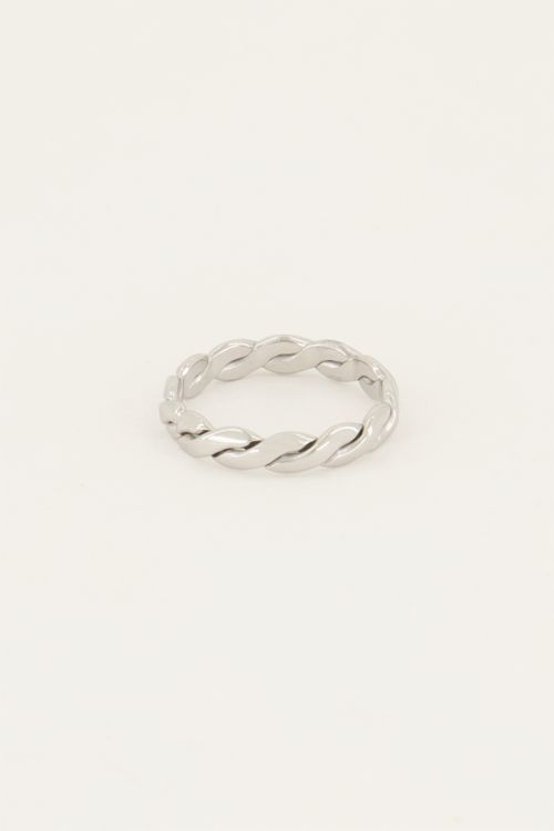 Iconic braided ring