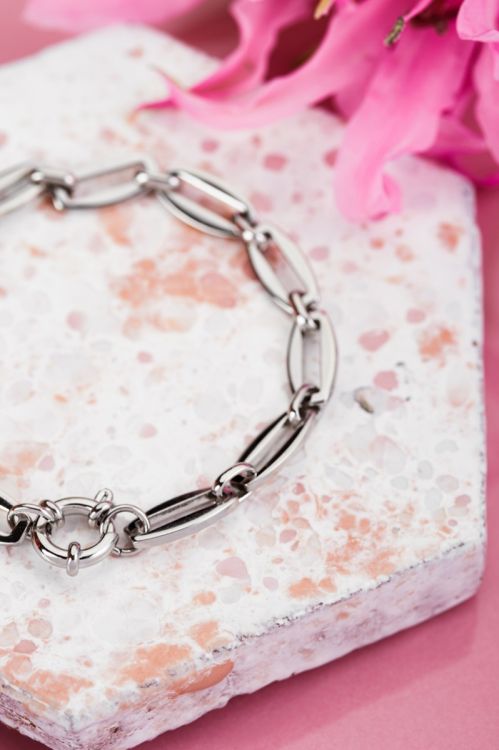 Iconic schakelarmband met groot slot | My Jewellery