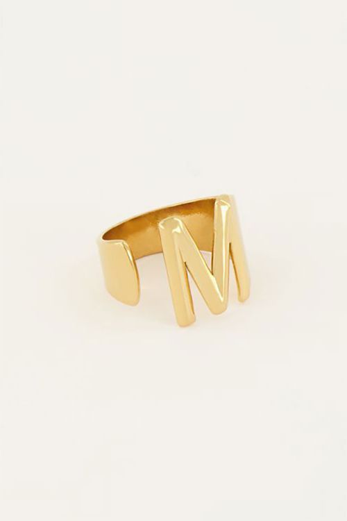 Initialen Statement-Ring