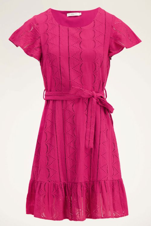 Pink Sawni Dress Nikkie VERO MODA Kleid 'VMHONEY' In Burgunder