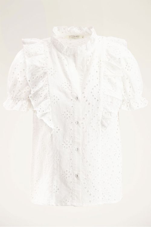 Witte blouse embroidery | My Jewellery
