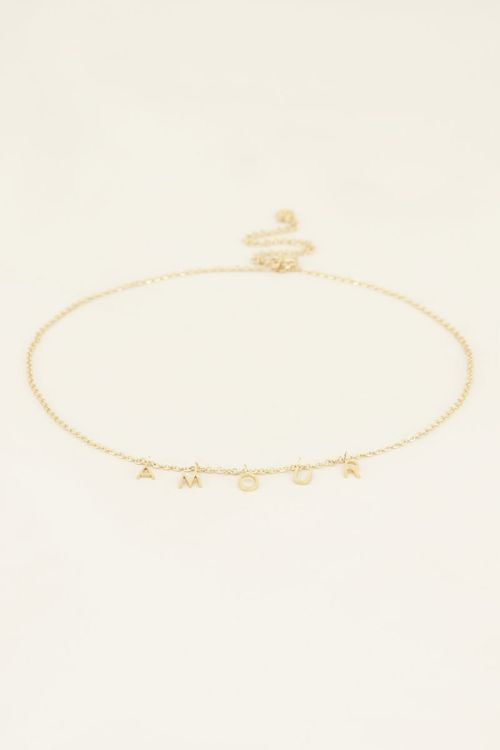 Halskette lose Buchstaben Amour | My Jewellery