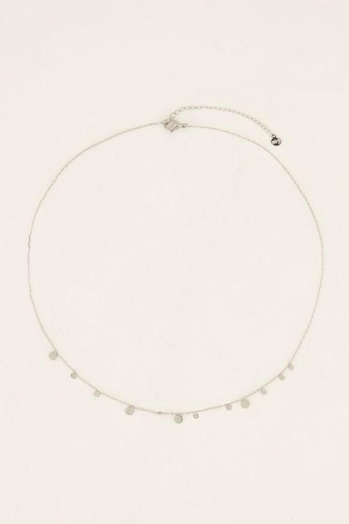 Ketting kleine rondjes, minimalistische ketting