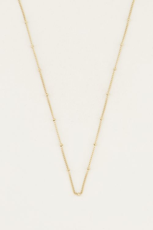 Losse ketting bolletjes | Minimalistische ketting My jewellery