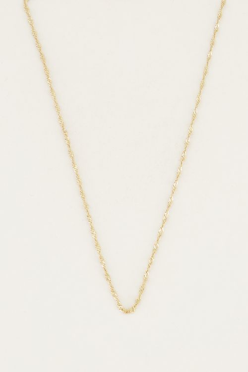 Separate twisted necklace | Minimalist necklace My Jewellery