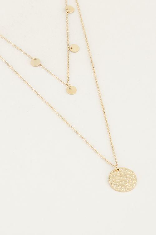Double necklace coins | Necklace with small coins My Jewellery