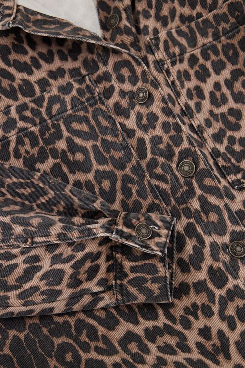 Leopard print denim blouse dress | My Jewellery