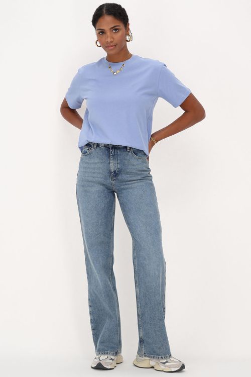 Light blue T-shirt "Paris la ville de l'amour" | My Jewellery