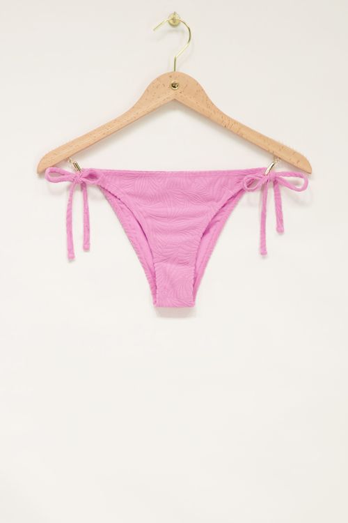 Light pink textured bikini bottoms | My Jewellery