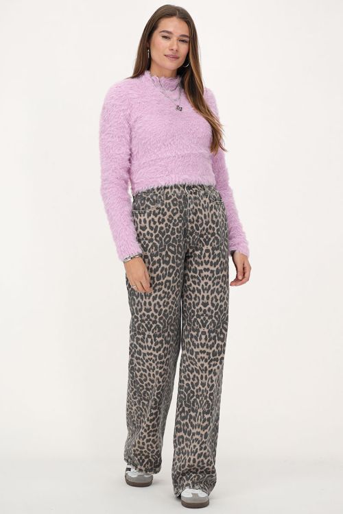 Lilac fluffy sweater | My Jewellery