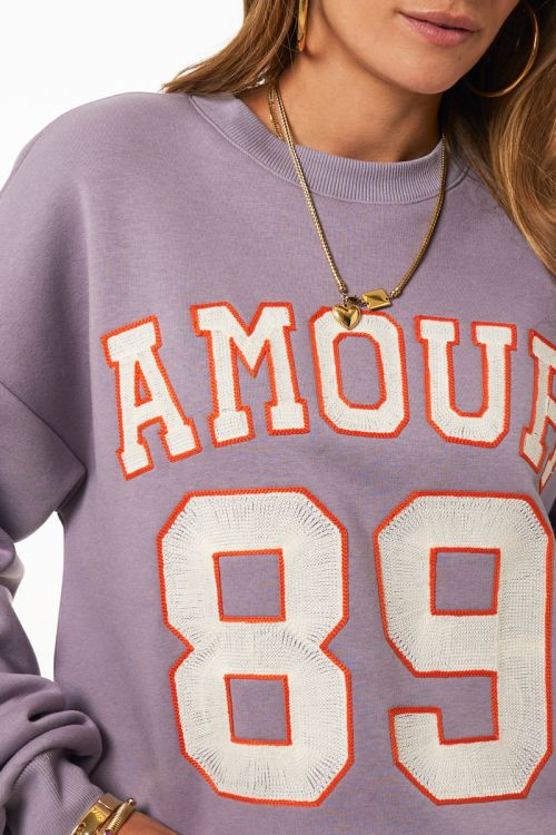 Lilac sweater "Amour 89" | My Jewellery