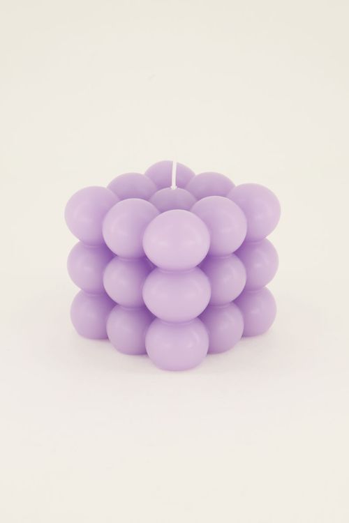 Lila bubble kaars klein | My Jewellery