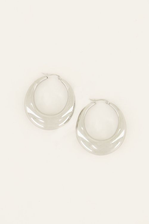 Medium Statement 70's Hoops | My Jewellery