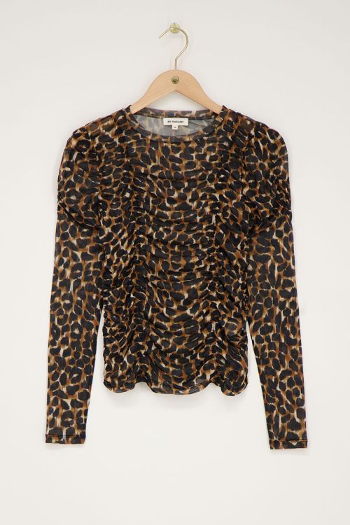 Mesh top with dark panther print | My Jewellery