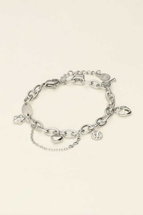 Mini love life bracelet with charms | My Jewellery